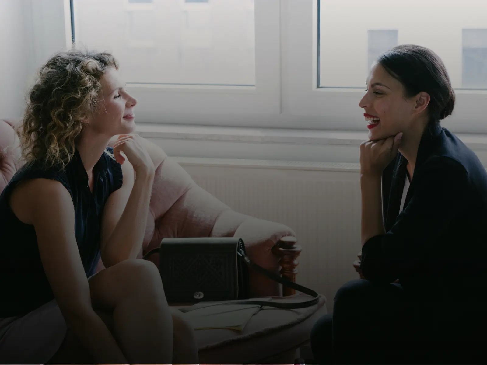A professional one-to-one coaching conversation